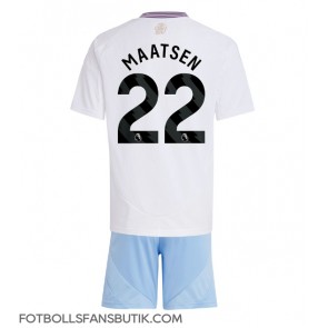 Aston Villa Ian Maatsen #22 Replika Bortatröja Barn 2024-25 Kortärmad (+ Korta byxor)